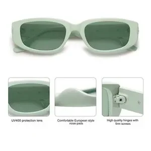 Accessories | Green Classics Rectangle Sunglasses Womens  display picture 1